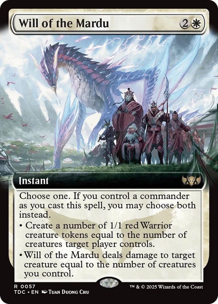 Will of the Mardu · Tarkir: Dragonstorm Commander