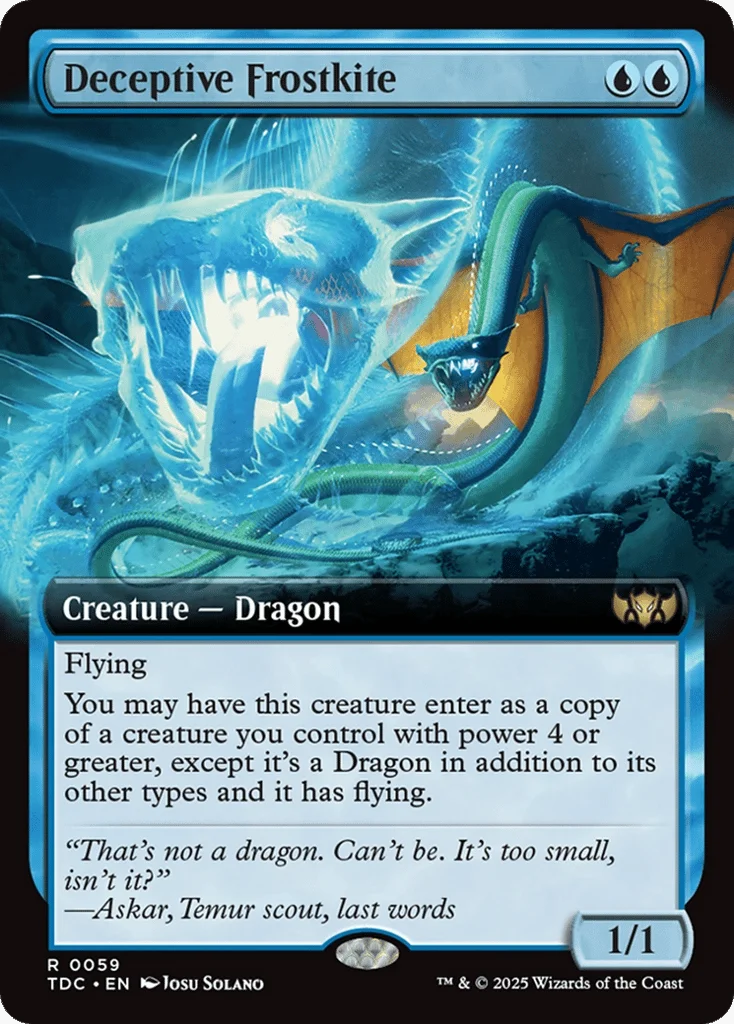 Deceptive Frostkite · Tarkir: Dragonstorm Commander