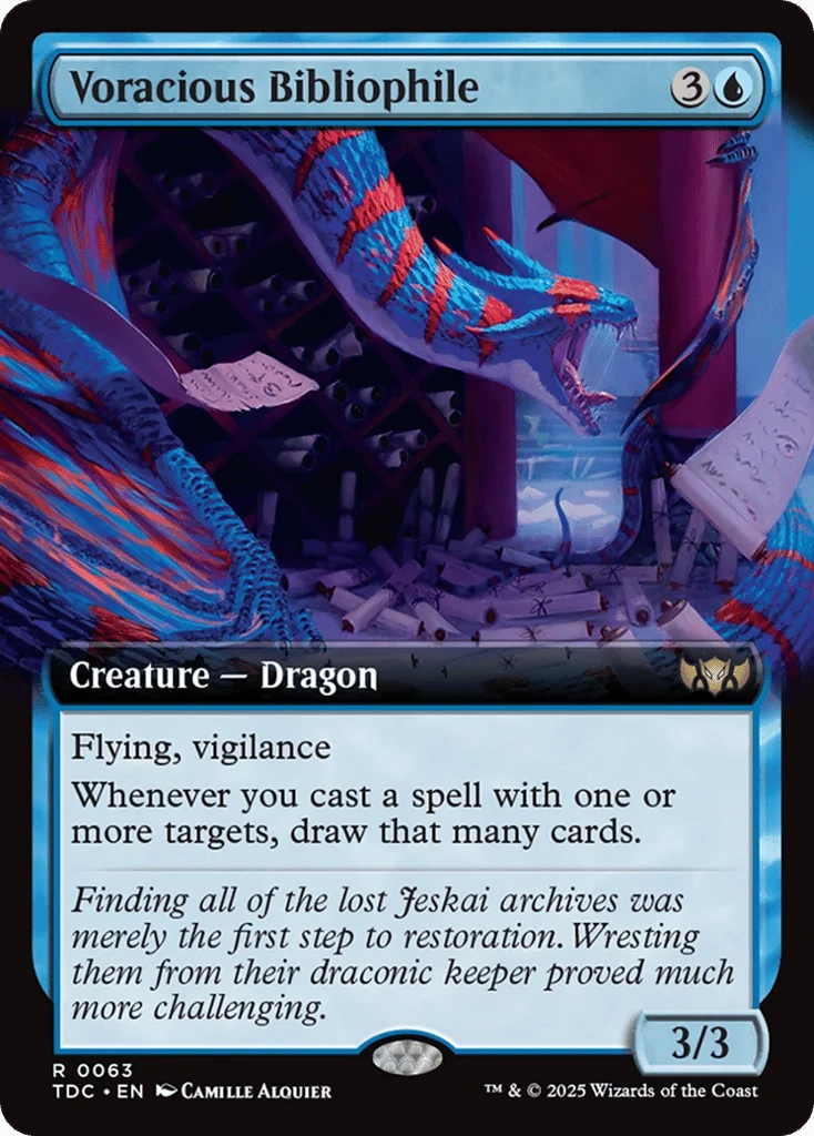Voracious Bibliophile · Tarkir: Dragonstorm Commander
