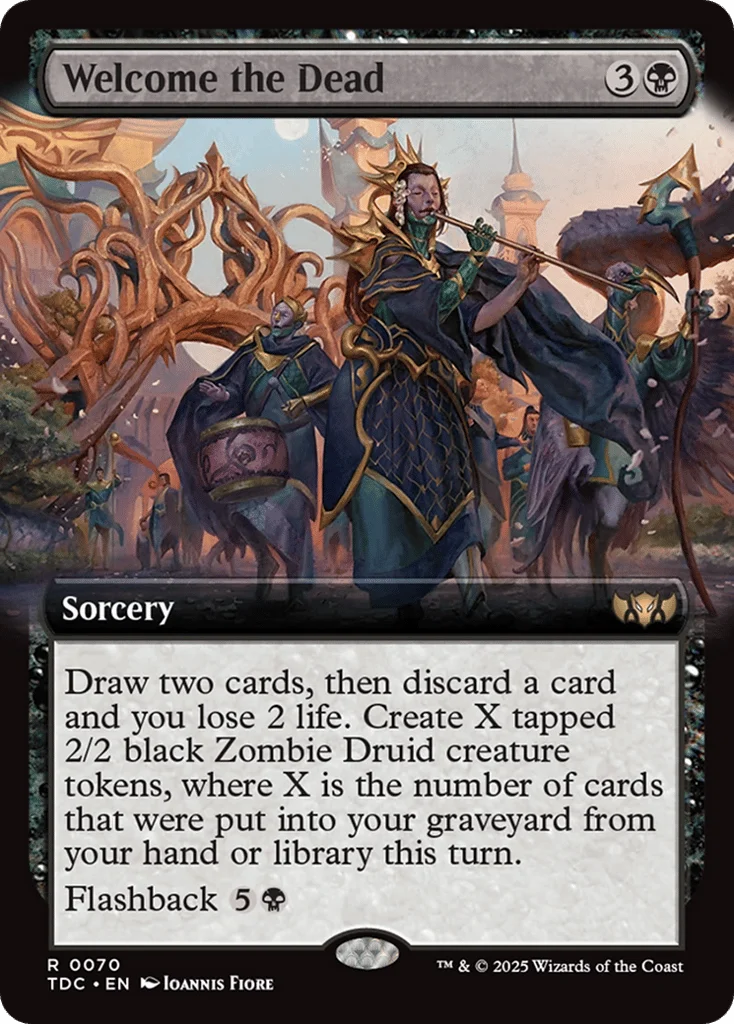 Welcome the Dead · Tarkir: Dragonstorm Commander