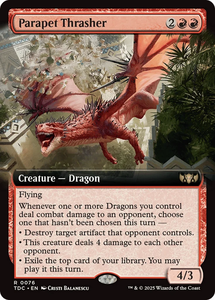 Parapet Thrasher · Tarkir: Dragonstorm Commander