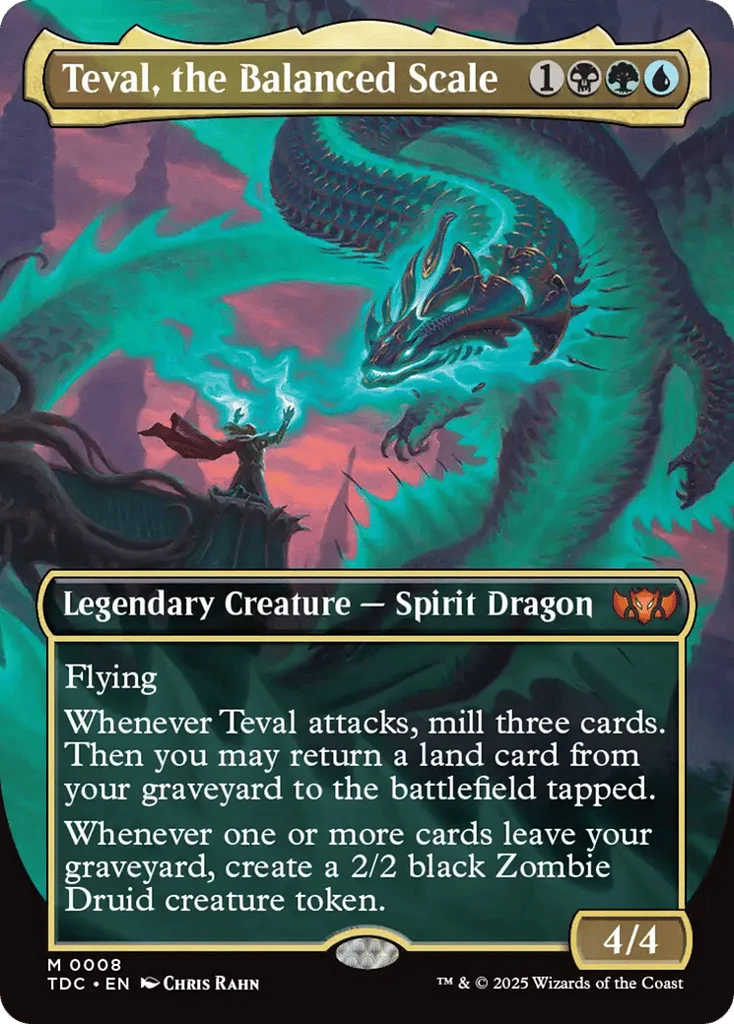 Teval, the Balanced Scale · Tarkir: Dragonstorm Commander