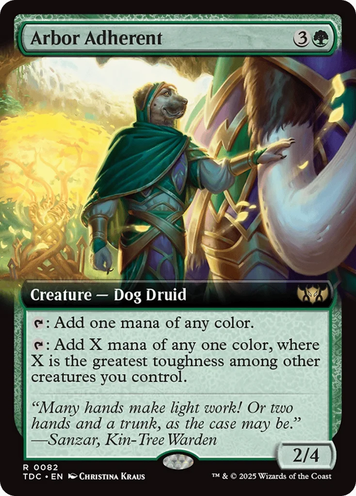 Arbor Adherent · Tarkir: Dragonstorm Commander