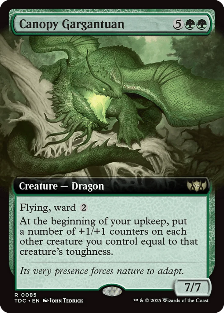 Canopy Gargantuan · Tarkir: Dragonstorm Commander