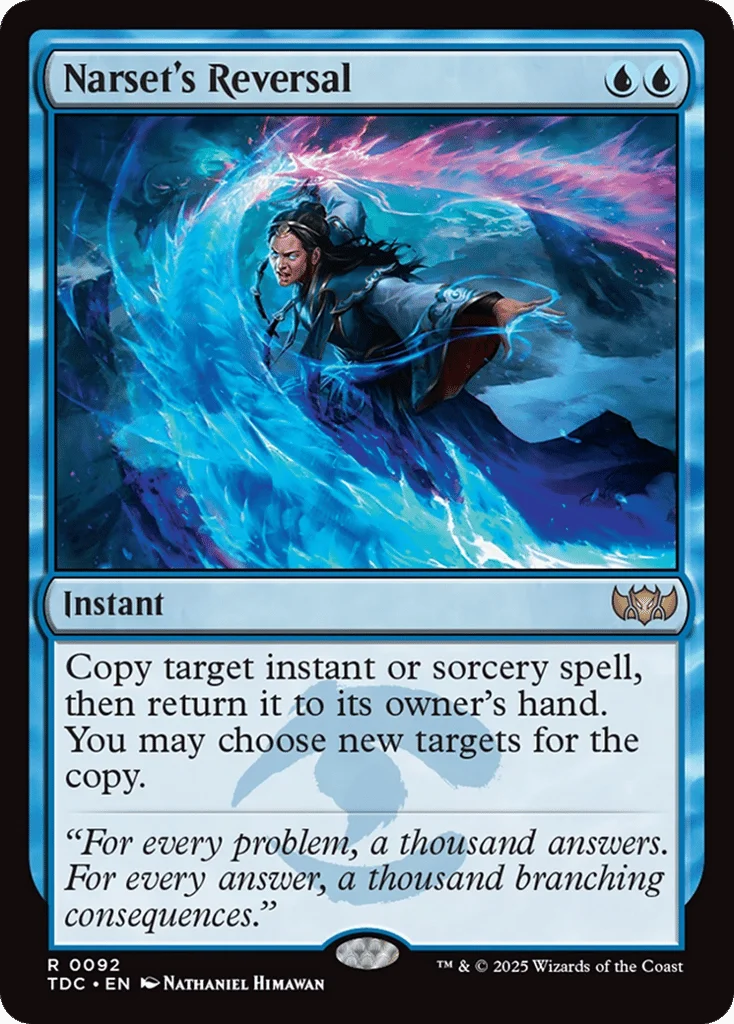 Narset's Reversal · Tarkir: Dragonstorm Commander