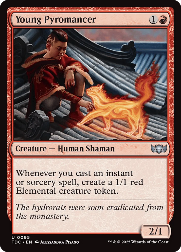 Young Pyromancer · Tarkir: Dragonstorm Commander