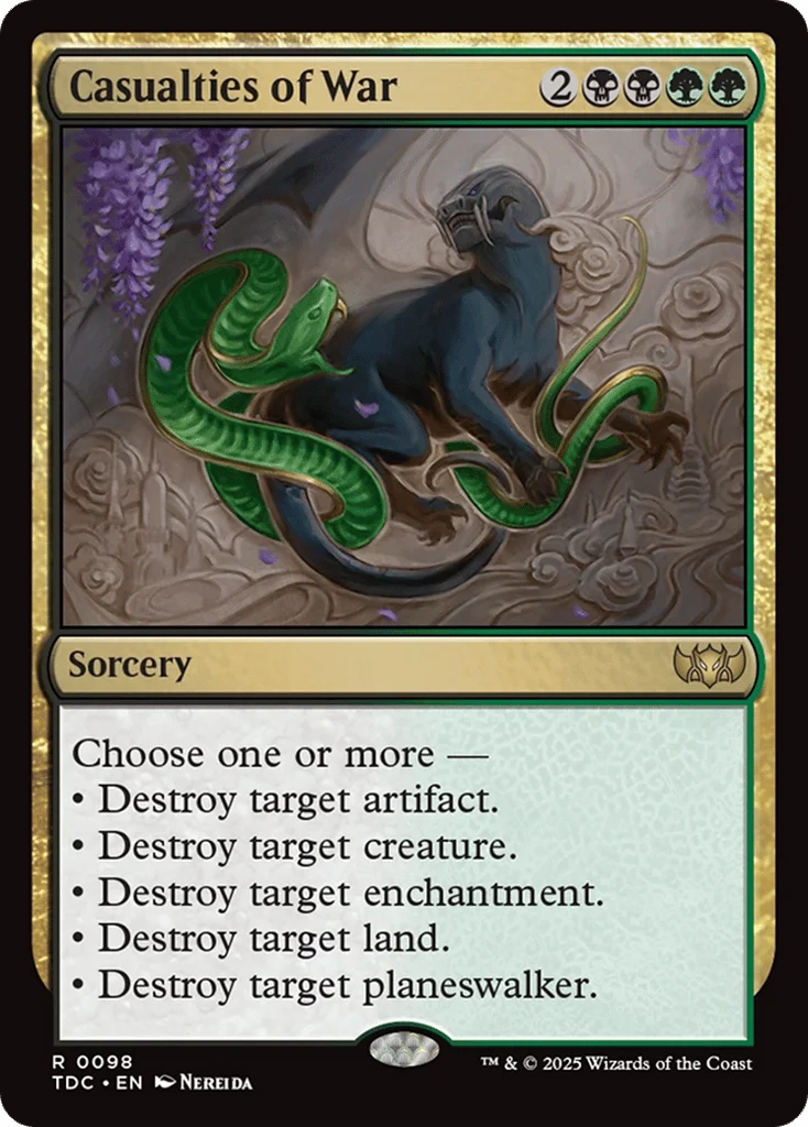 Casualties of War · Tarkir: Dragonstorm Commander
