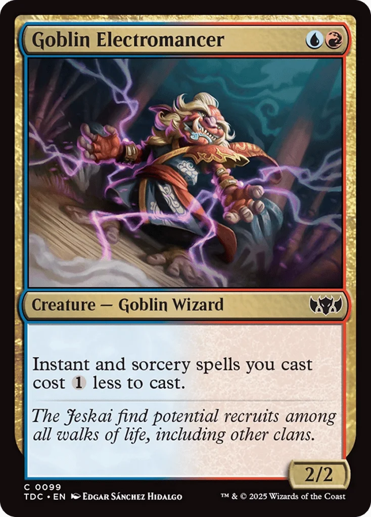 Goblin Electromancer · Tarkir: Dragonstorm Commander