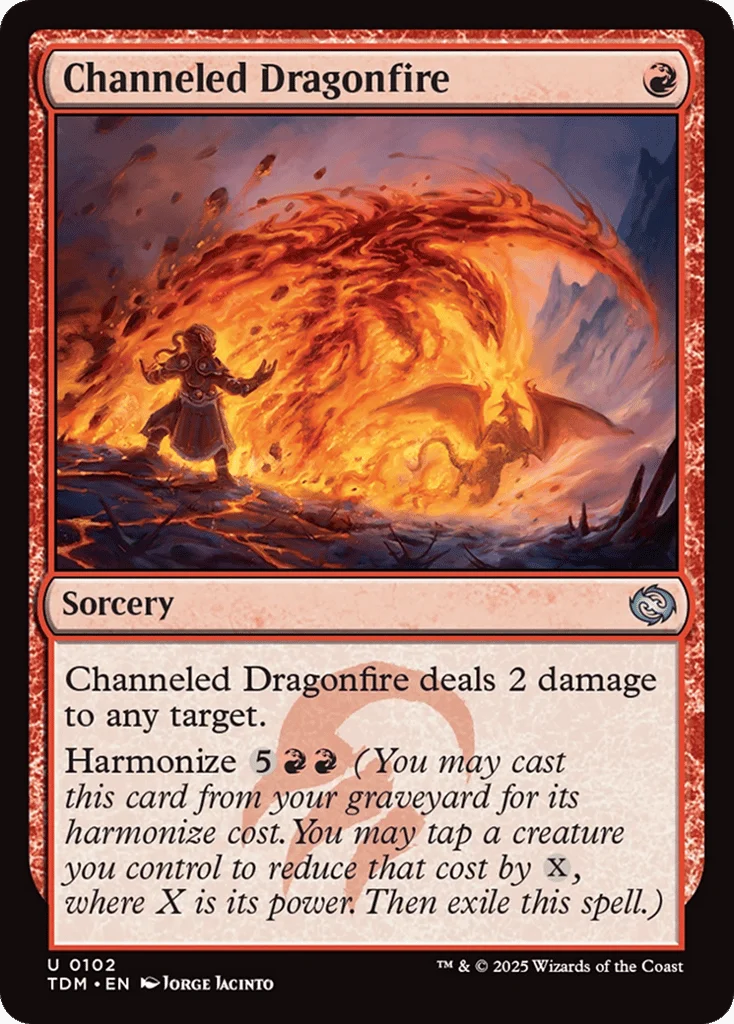 Channeled Dragonfire · Tarkir: Dragonstorm