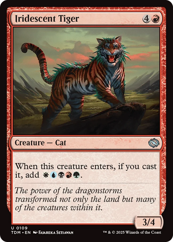 Iridescent Tiger · Tarkir: Dragonstorm