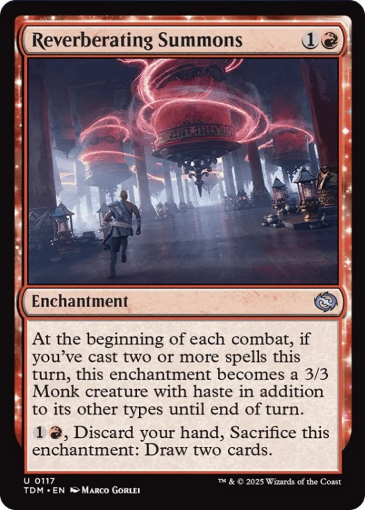 Reverberating Summons · Tarkir: Dragonstorm
