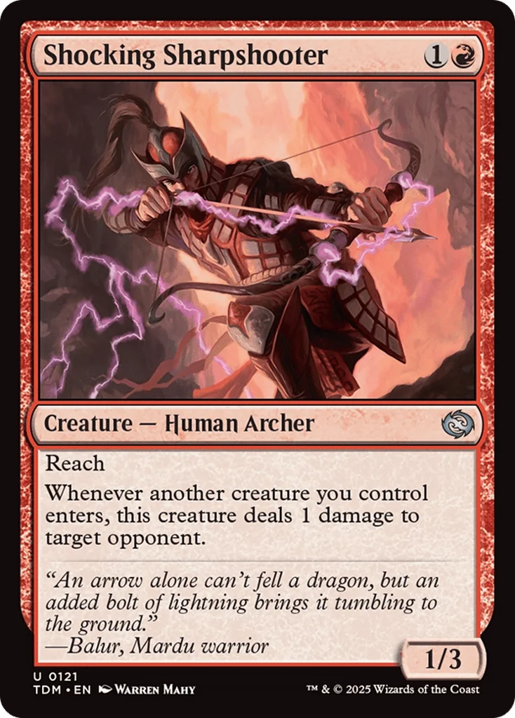 Shocking Sharpshooter · Tarkir: Dragonstorm