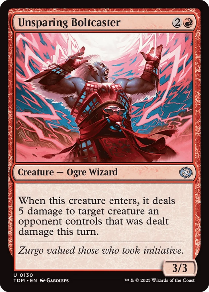Unsparing Boltcaster · Tarkir: Dragonstorm