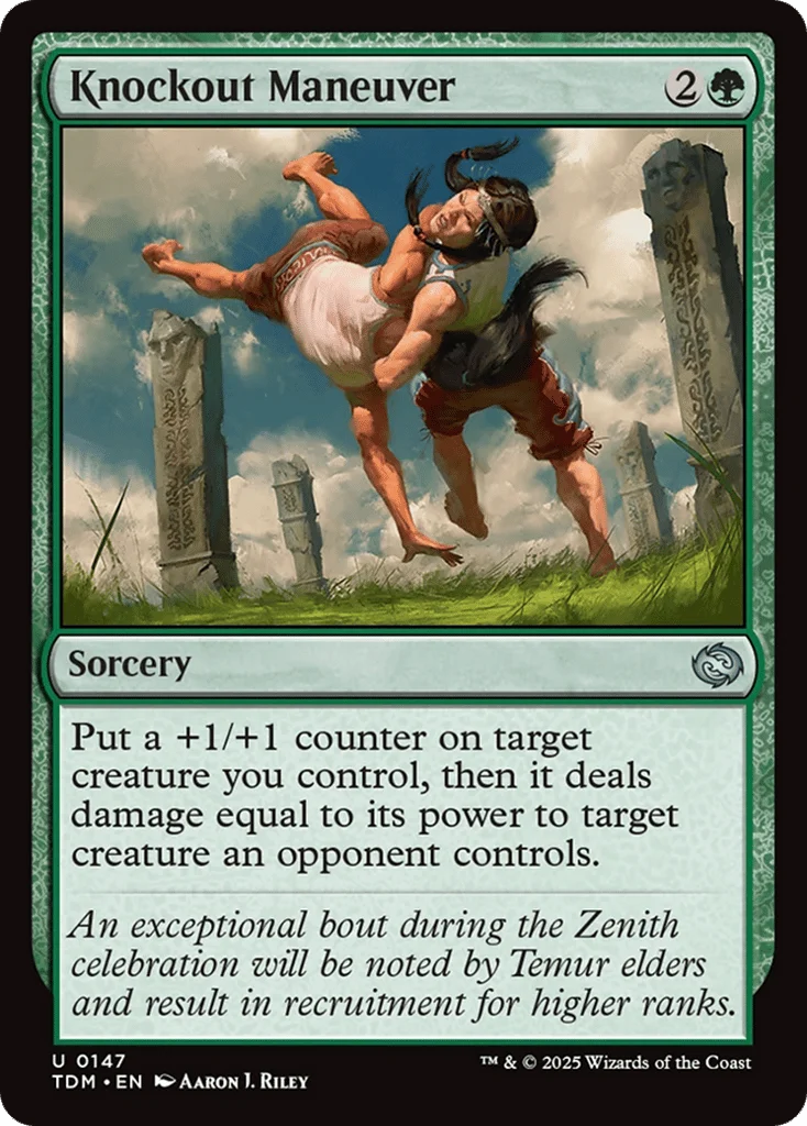 Knockout Maneuver · Tarkir: Dragonstorm