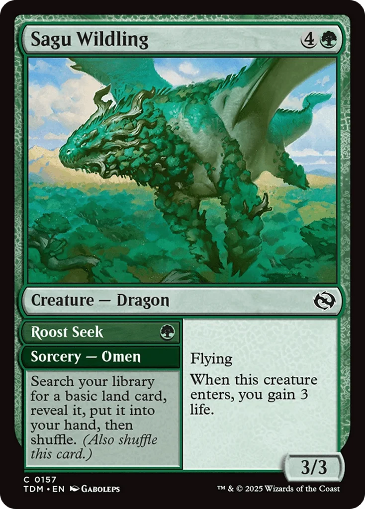 Sagu Wildling // Roost Seek · Tarkir: Dragonstorm