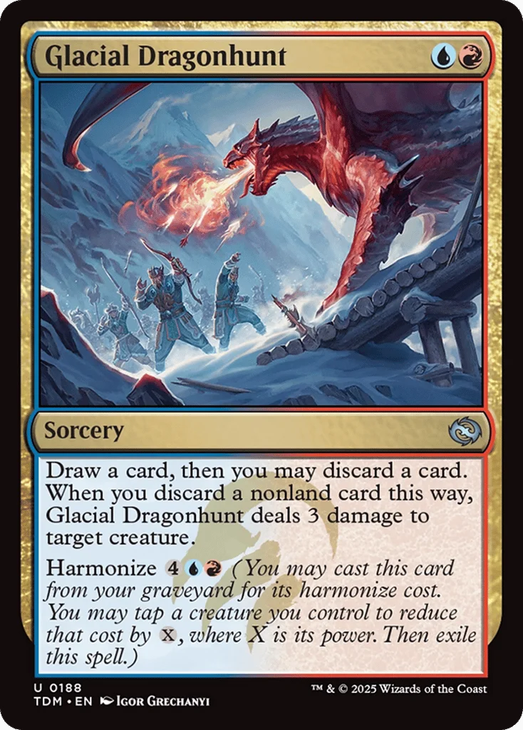 Glacial Dragonhunt · Tarkir: Dragonstorm