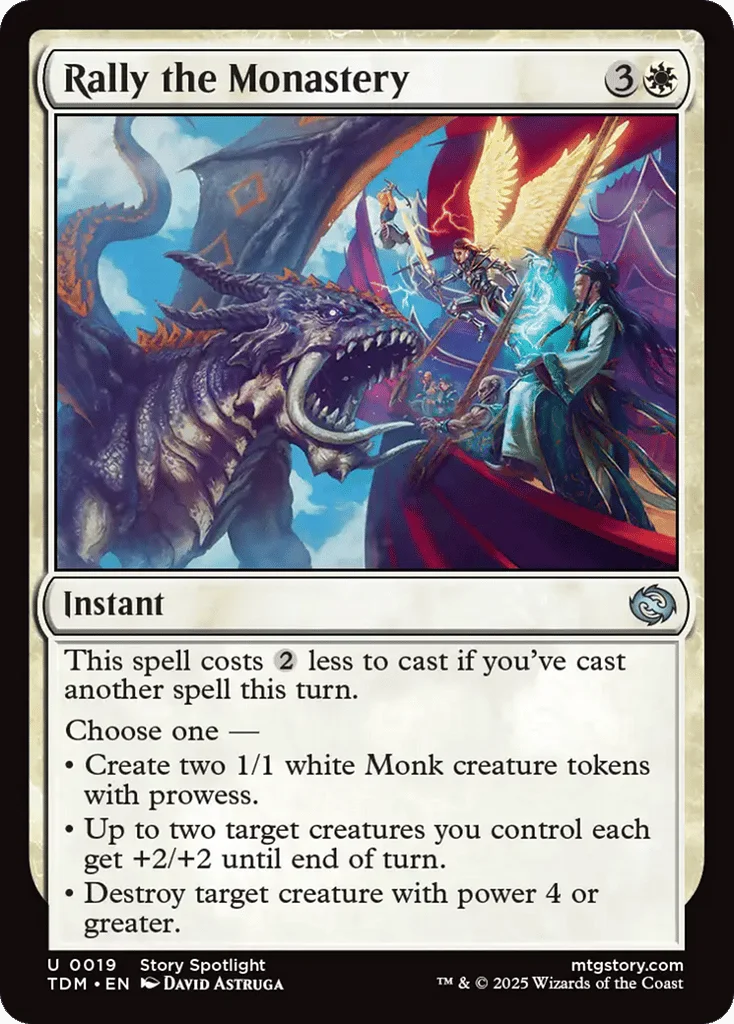 Rally the Monastery · Tarkir: Dragonstorm