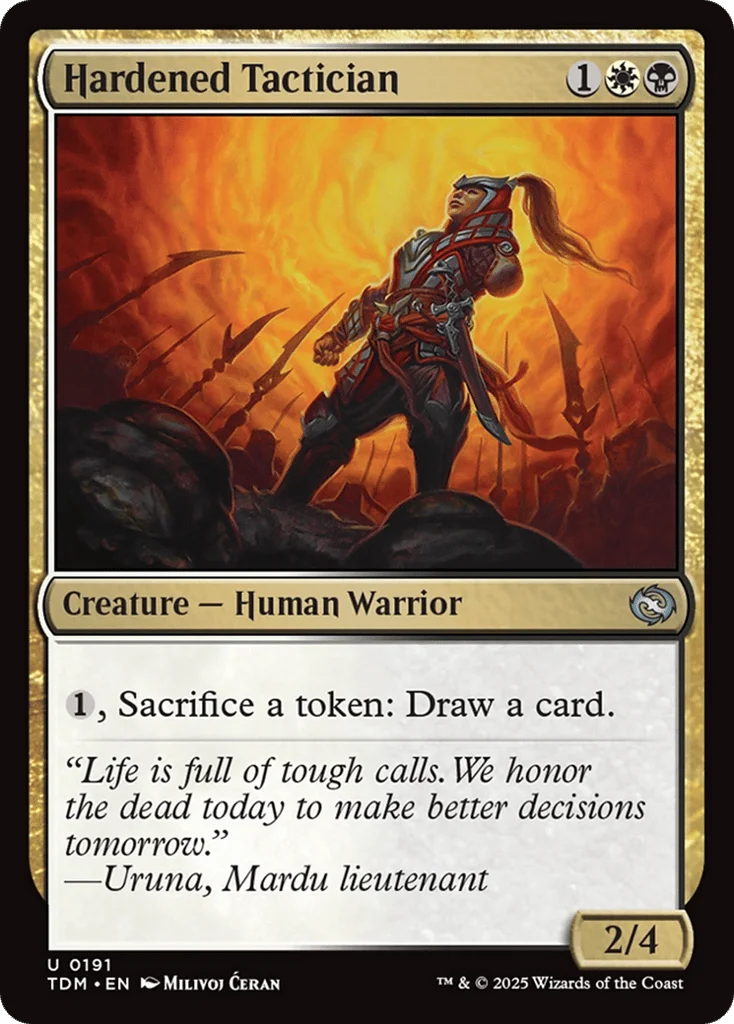 Hardened Tactician · Tarkir: Dragonstorm