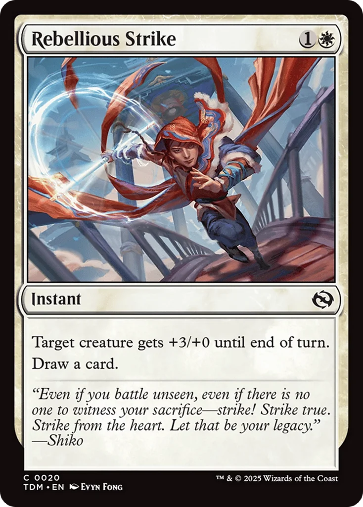 Rebellious Strike · Tarkir: Dragonstorm