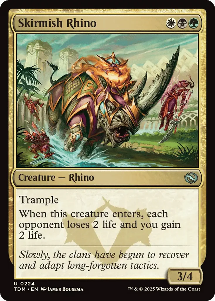 Skirmish Rhino · Tarkir: Dragonstorm