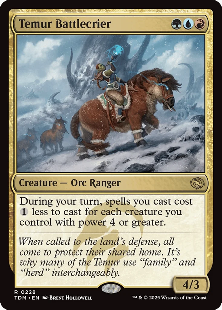 Temur Battlecrier · Tarkir: Dragonstorm