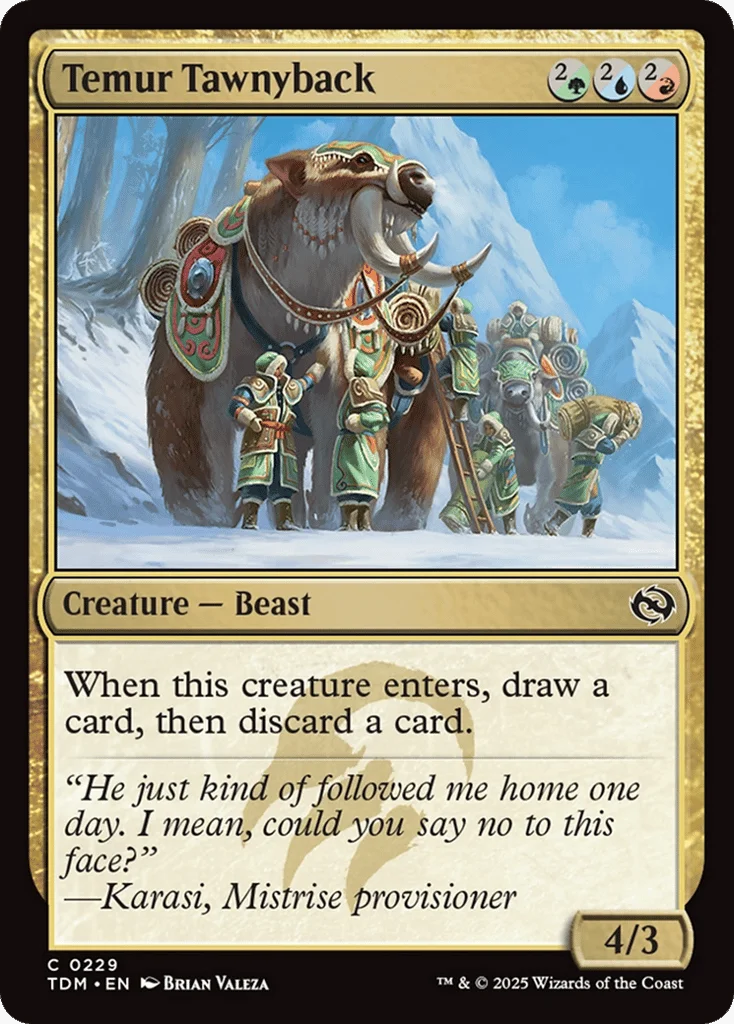 Temur Tawnyback · Tarkir: Dragonstorm