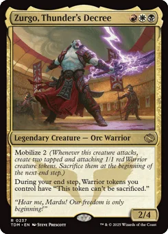 Zurgo, Thunder's Decree