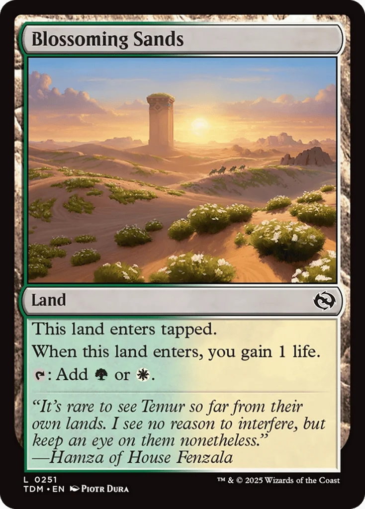 Blossoming Sands · Tarkir: Dragonstorm