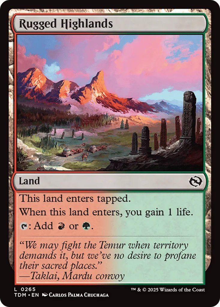 Rugged Highlands · Tarkir: Dragonstorm