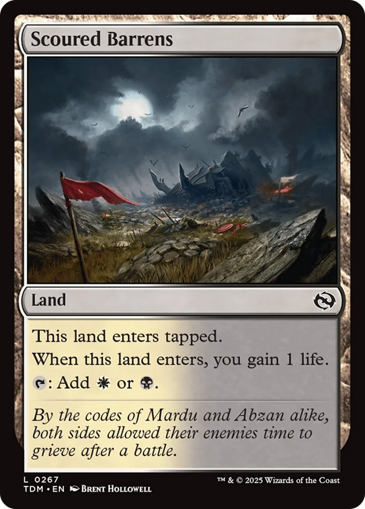 Scoured Barrens · Tarkir: Dragonstorm