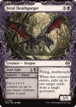 Feral Deathgorger // Dusk Sight