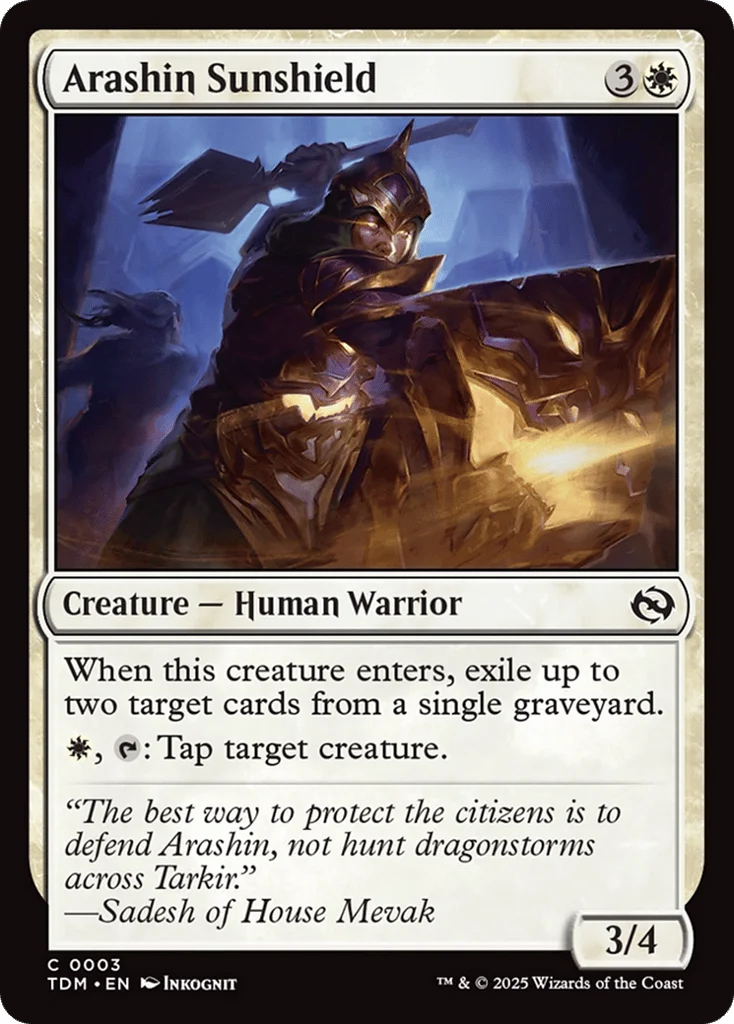 Arashin Sunshield · Tarkir: Dragonstorm