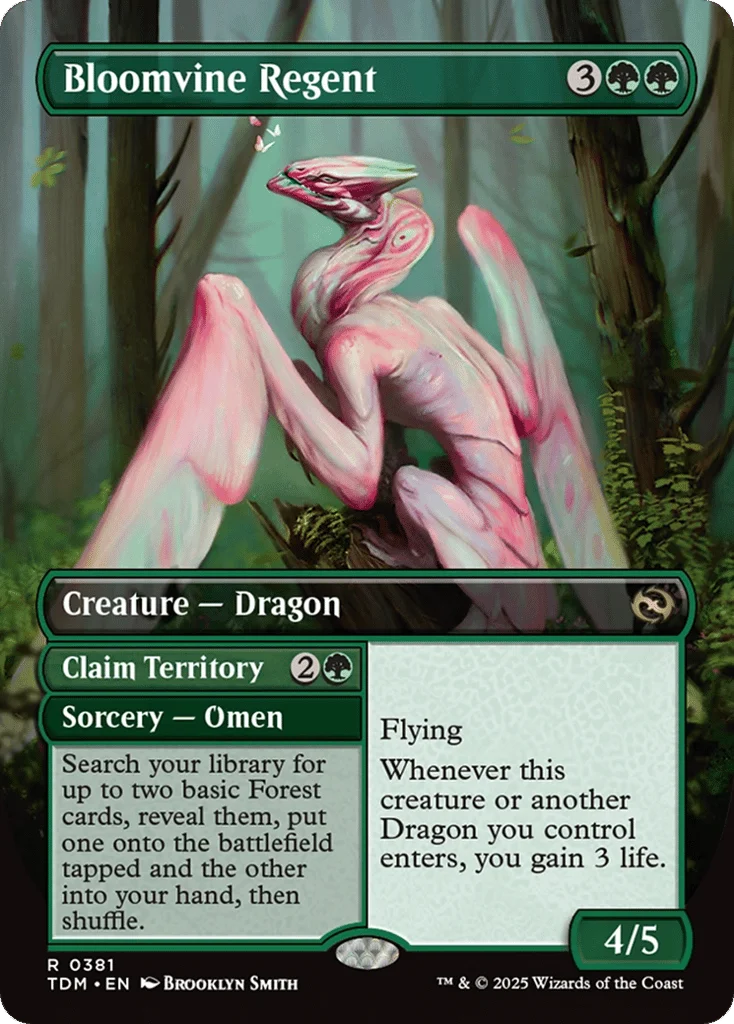 Bloomvine Regent // Claim Territory // Bloomvine Regent · Tarkir: Dragonstorm