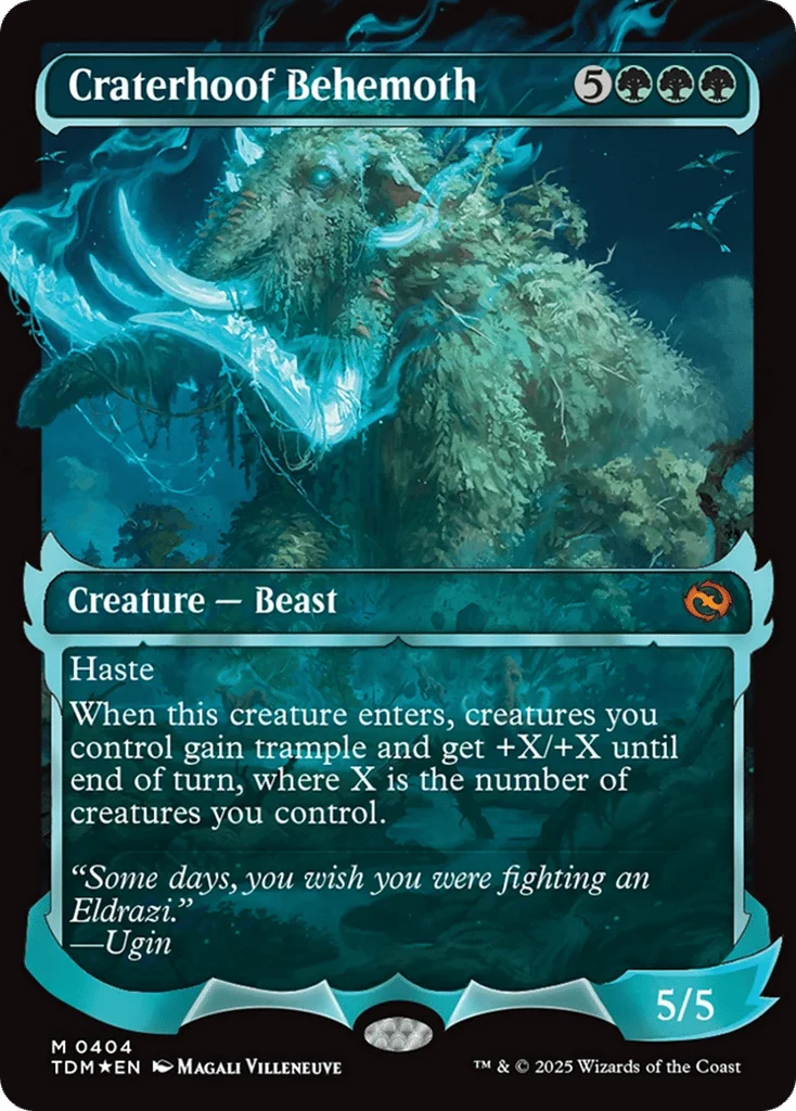 Craterhoof Behemoth · Tarkir: Dragonstorm