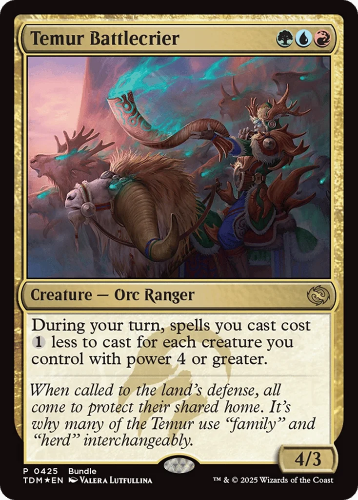 Temur Battlecrier · Tarkir: Dragonstorm