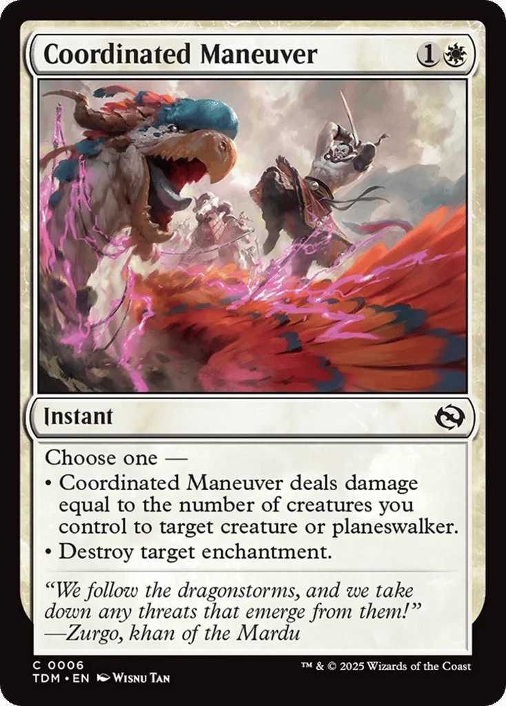 Coordinated Maneuver · Tarkir: Dragonstorm