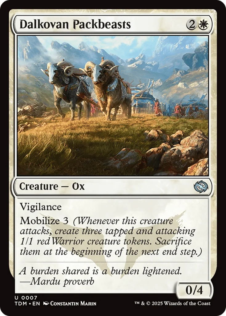 Dalkovan Packbeasts · Tarkir: Dragonstorm