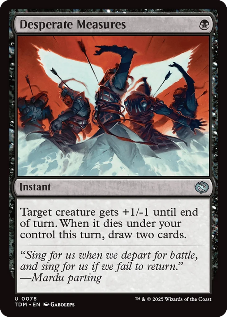 Desperate Measures · Tarkir: Dragonstorm