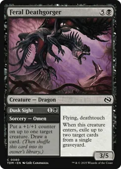 Feral Deathgorger // Dusk Sight