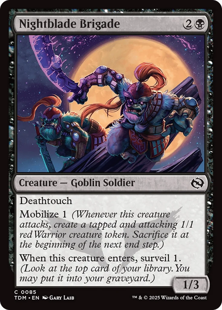 Nightblade Brigade · Tarkir: Dragonstorm