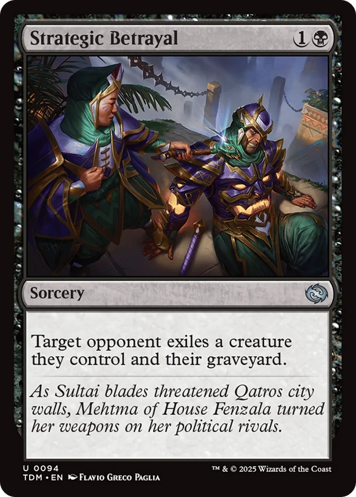 Strategic Betrayal · Tarkir: Dragonstorm