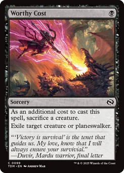 Worthy Cost