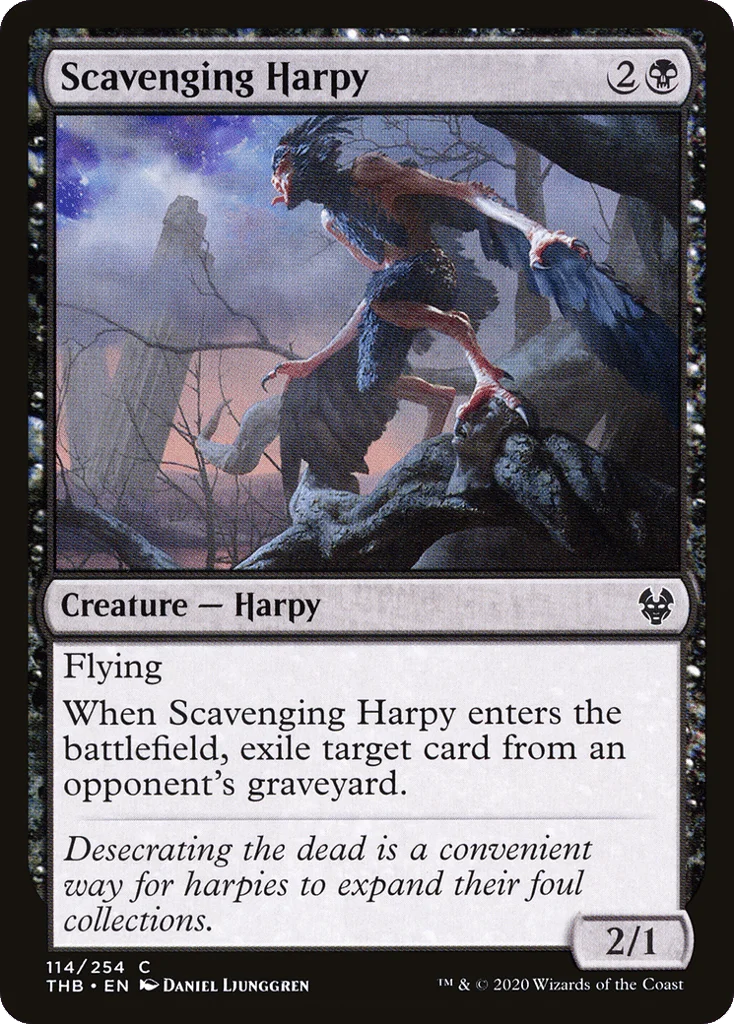 Scavenging Harpy · Theros Beyond Death