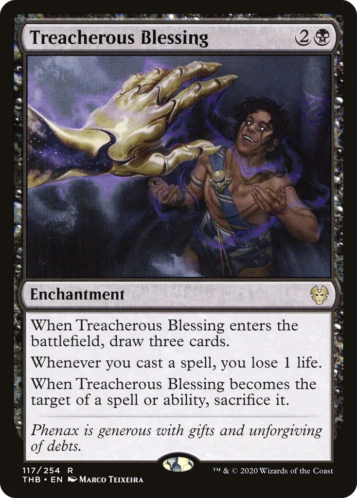 Treacherous Blessing · Theros Beyond Death