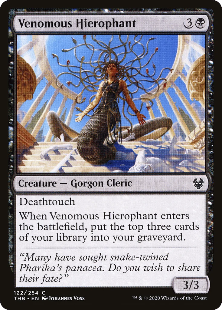 Venomous Hierophant · Theros Beyond Death