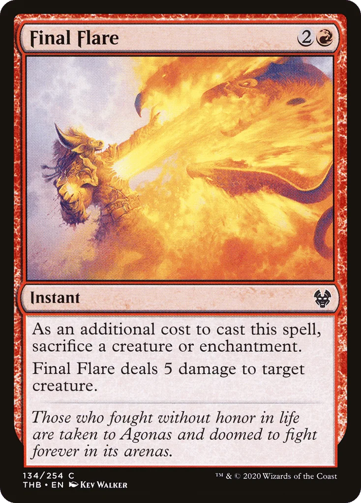 Final Flare · Theros Beyond Death