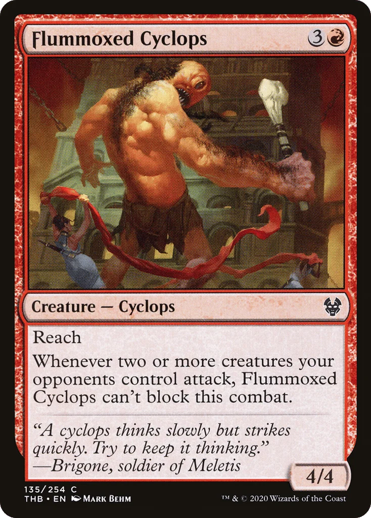 Flummoxed Cyclops · Theros Beyond Death
