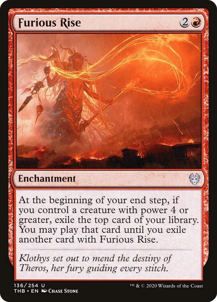 Furious Rise · Theros Beyond Death