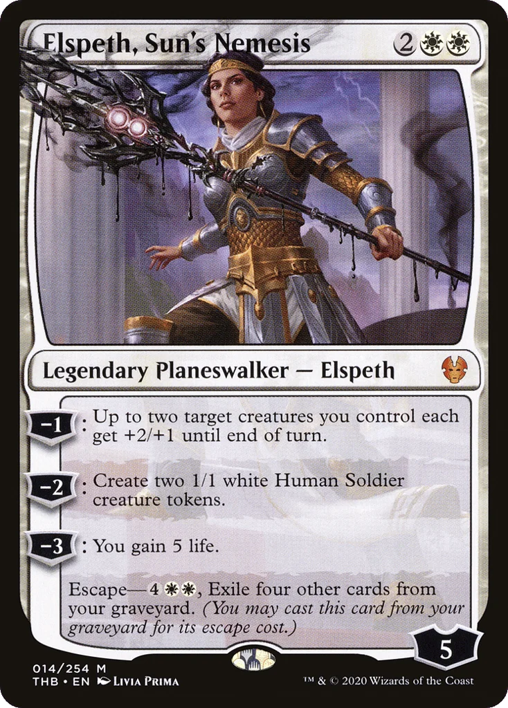 Elspeth, Sun's Nemesis · Theros Beyond Death