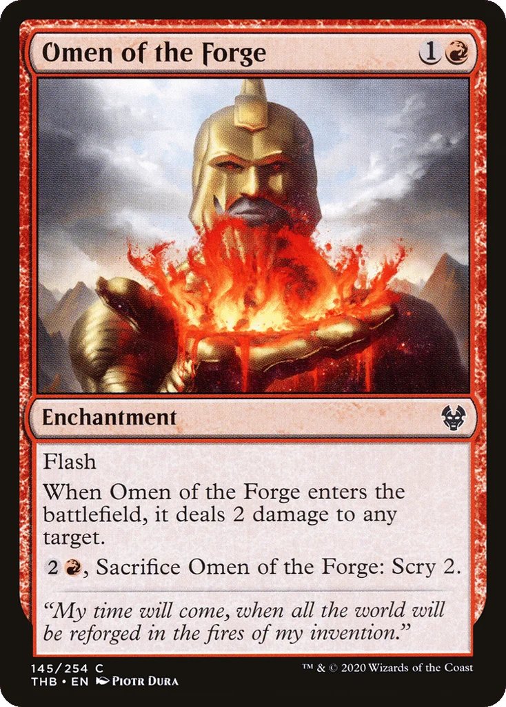 Omen of the Forge · Theros Beyond Death